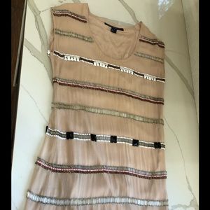 French Connection jeweled cocktail dress